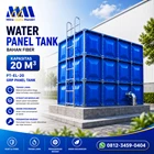Water Panel Tank Fiber Material Capacity 20 m3 / PT-EL-20 / GRP Panel Tank 1