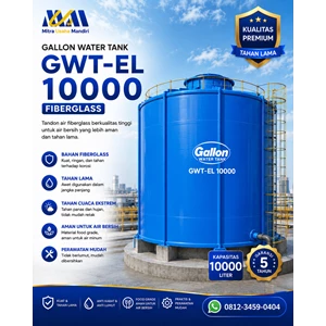 Gallon Water Tank Fiberglass GWT-EL 10000 / Galon Water Tank