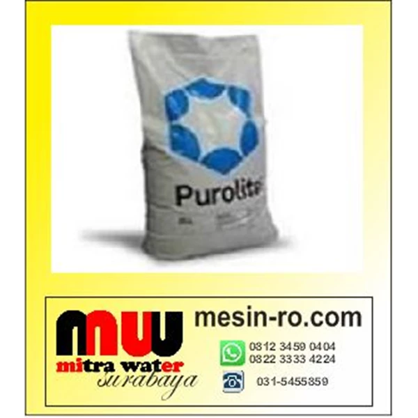 Resin kation softener Purolite C 100 E