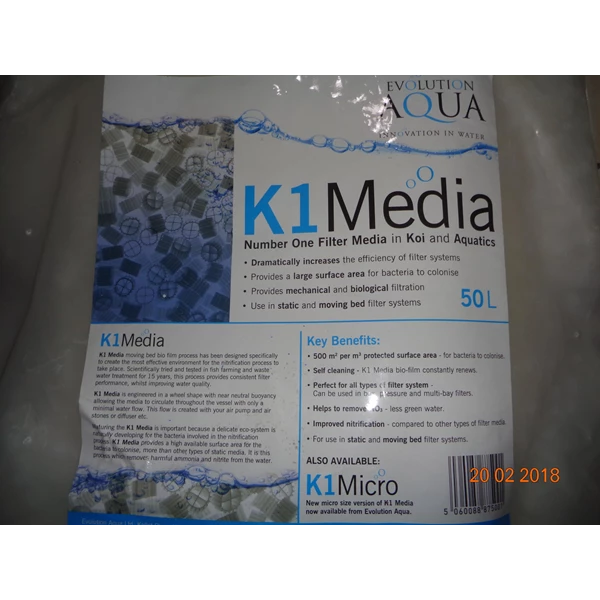Kaldness K1 Water Filter Media