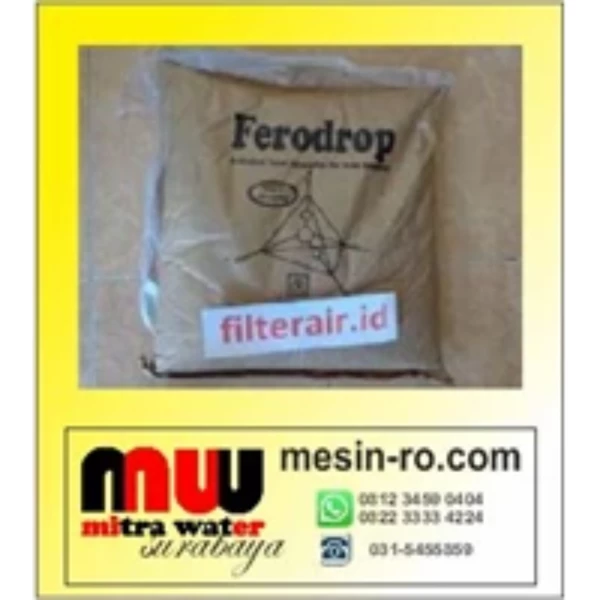 Media filter air penghilang besi Ferodrop
