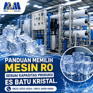 Panduan Memilih Mesin RO Sesuai Kapasitas Produksi Es Batu Kristal