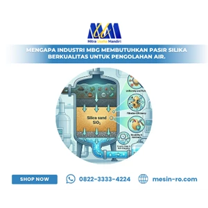Mengapa Industri MBG Membutuhkan Pasir Silika Berkualitas untuk Pengolahan Air