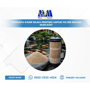 Mengapa Pasir Silika Penting untuk Filter Kolam Ikan Koi?