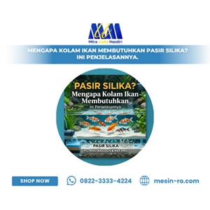 Mengapa Kolam Ikan Membutuhkan Pasir Silika? Ini Penjelasannya